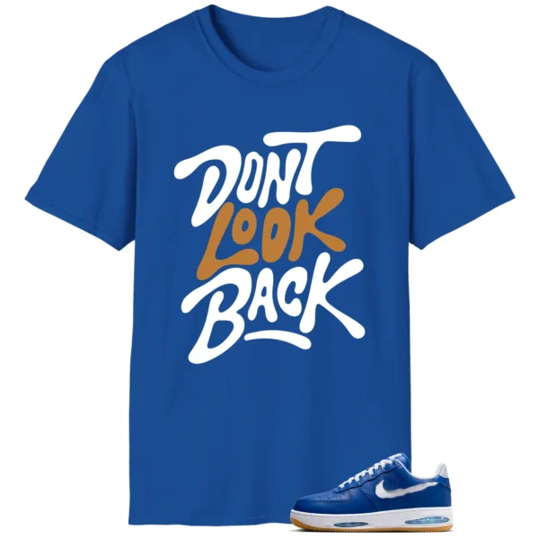 Nike Air Force 1 Low Evo Team Royal Style: Don't Look Back Shirt