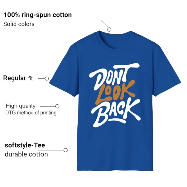 Nike Air Force 1 Low Evo Team Royal Style: Don't Look Back Shirt Features