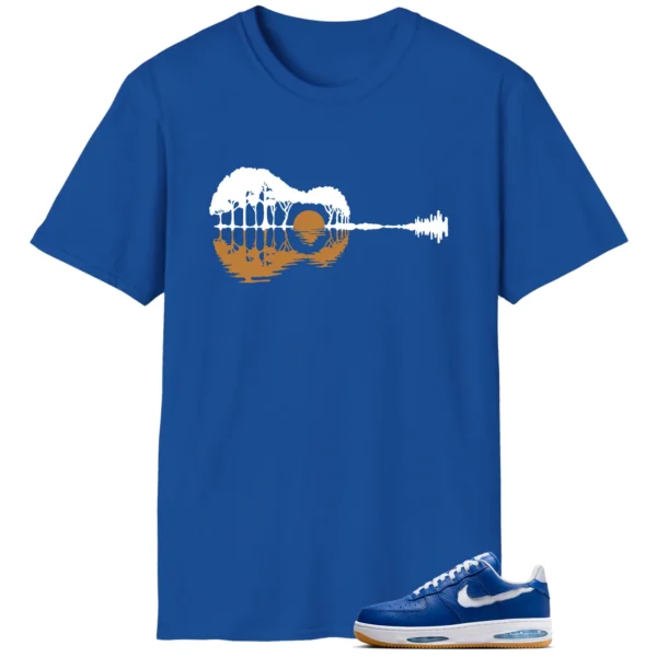 Guitar Shirt for Nike Air Force 1 Low Evo Team Royal Sneaker