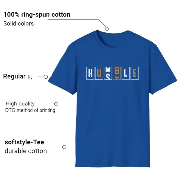 Nike Air Force 1 Low Evo Team Royal - Hustle Humble T-Shirt Features