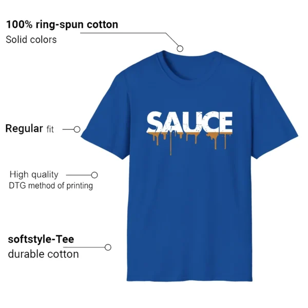 Sauce Tee to Match Your Nike Air Force 1 Low Evo Team Royal Features