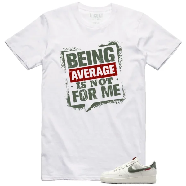 Average Not Me Tee Matches Nike Air Force 1 Low Year Of The Snake Sneaker