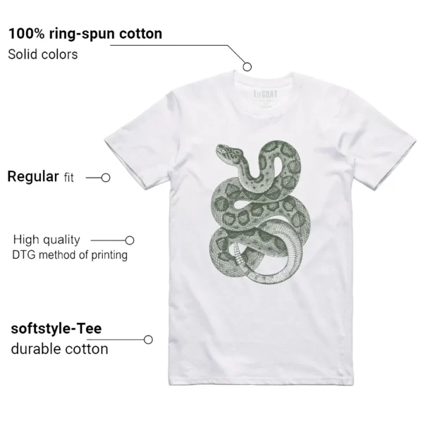 Python Snake Shirt for Nike Air Force 1 Low Year Of The Snake Sneaker Features