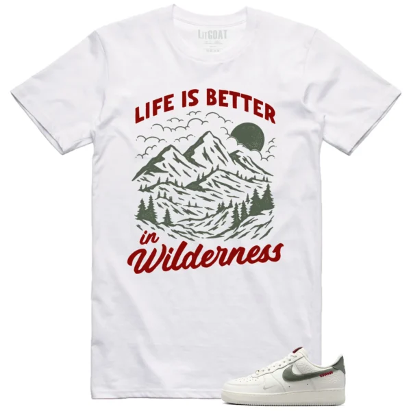 Wilderness Tee - Perfect with Nike Air Force 1 Low Year Of The Snake