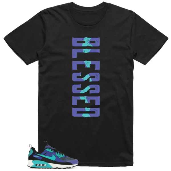 Blessed Tee | Nike Air Max 90 Drift Persian Violet Matchshirt