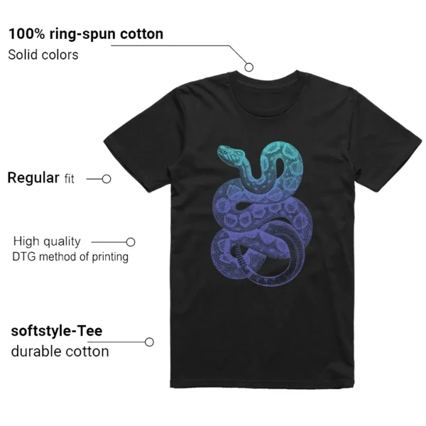 Python Snake Shirt for Nike Air Max 90 Drift Persian Violet Sneaker Features