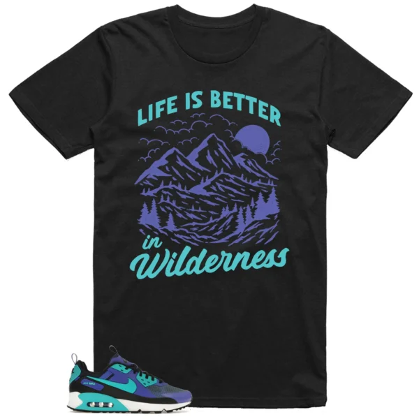 Wilderness Tee - Perfect with Nike Air Max 90 Drift Persian Violet