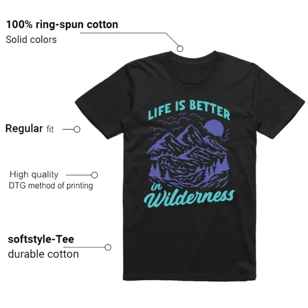 Wilderness Tee - Perfect with Nike Air Max 90 Drift Persian Violet Features