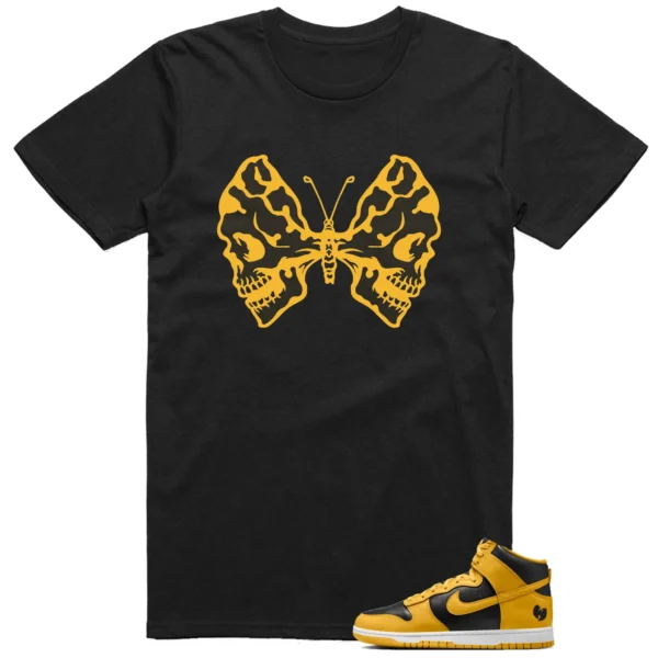 Butterfly Skulls Shirt for Nike Dunk High x Wu-Tang Clan Fans