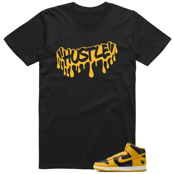 Hustle Drip Tee Matching Nike Dunk High x Wu-Tang Clan