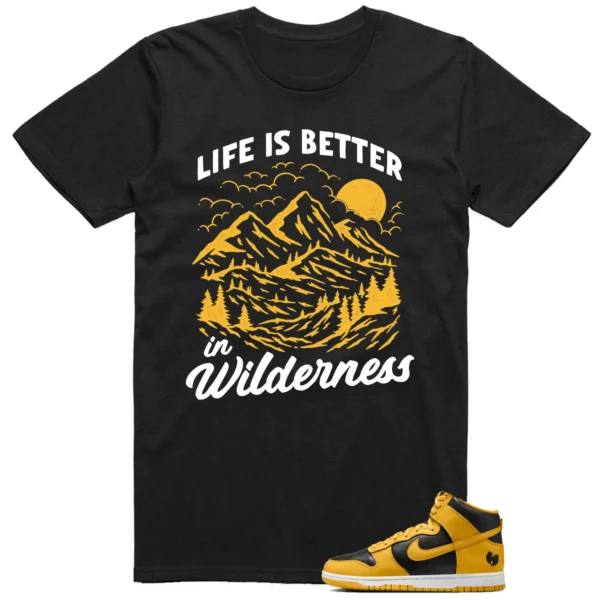 Wilderness Tee - Perfect with Nike Dunk High x Wu-Tang Clan