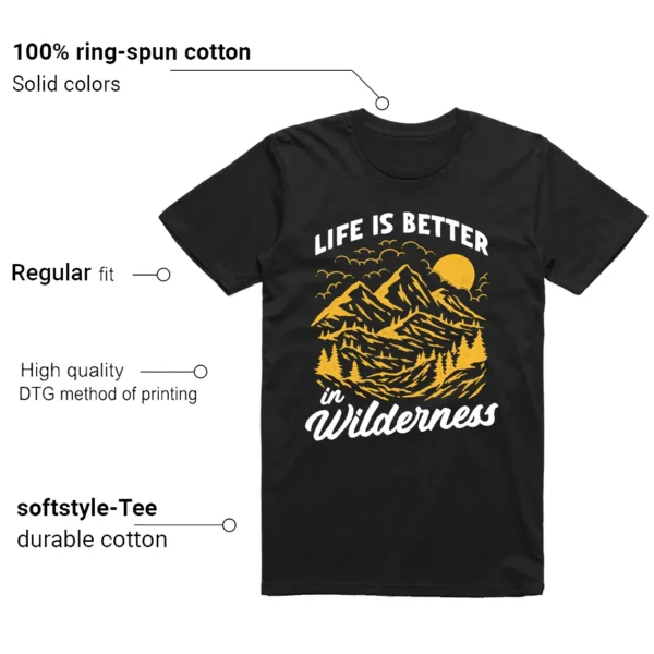 Wilderness Tee - Perfect with Nike Dunk High x Wu-Tang Clan Features