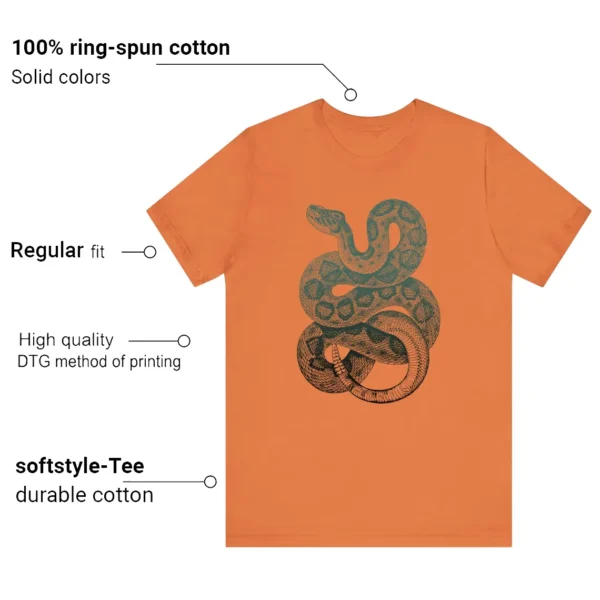 Python Snake Shirt for Nike Dunk Low Ceramic Sneaker Features