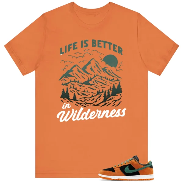 Wilderness Tee - Perfect with Nike Dunk Low Ceramic