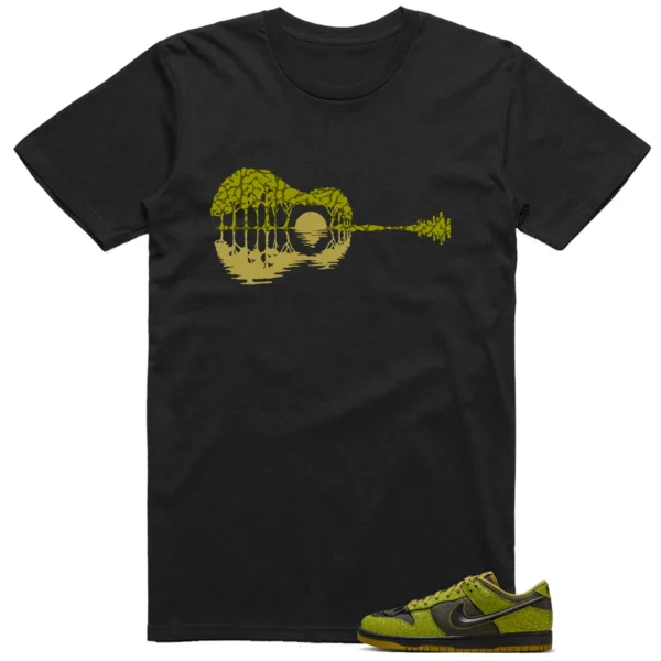 Guitar Shirt for Nike Dunk Low Halloween Skull Sneaker