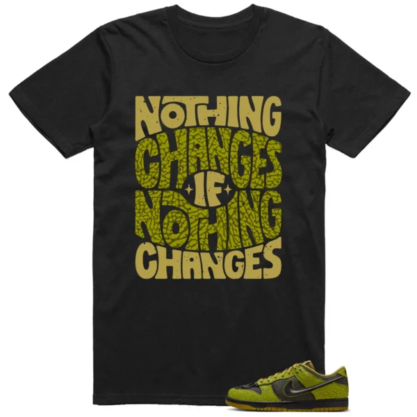 Nike Dunk Low Halloween Skull Style: Nothing Changes Tee