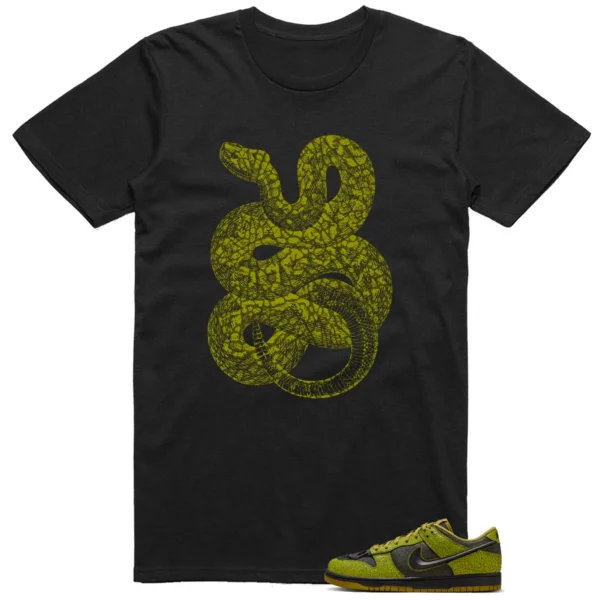 Python Snake Shirt for Nike Dunk Low Halloween Skull Sneaker