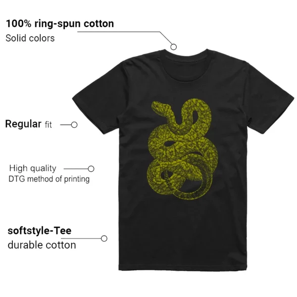 Python Snake Shirt for Nike Dunk Low Halloween Skull Sneaker Features