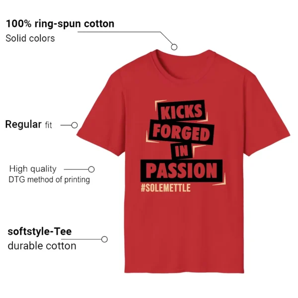 Passion Kicks Tee - Perfect Match for Nike Ja 2 Nightmare Features