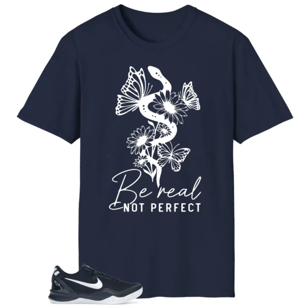 Be Real Tee to Match Nike Kobe 8 Protro College Navy