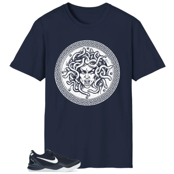 Medusa Tee for Nike Kobe 8 Protro College Navy Kicks