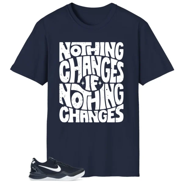 Nike Kobe 8 Protro College Navy Style: Nothing Changes Tee