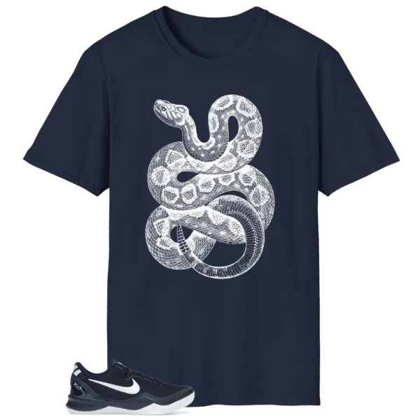 Python Snake Shirt for Nike Kobe 8 Protro College Navy Sneaker