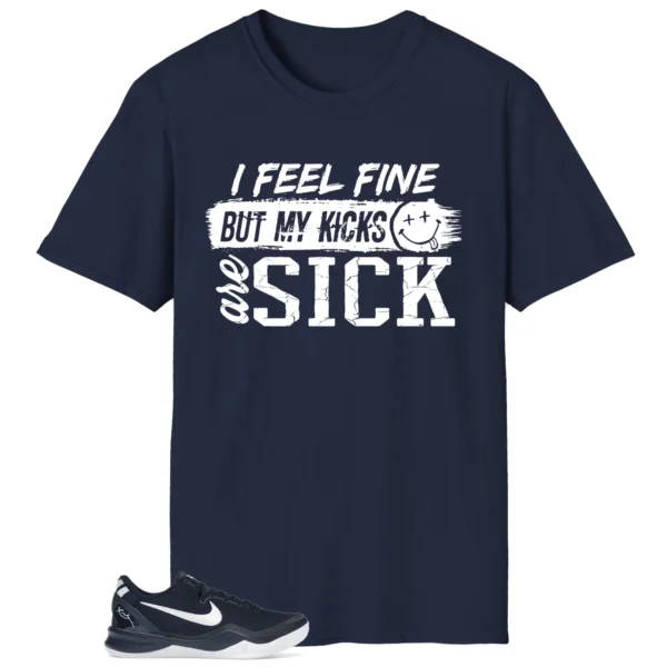 Nike Kobe 8 Protro College Navy Match: Sick Kicks Shirt