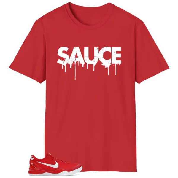 Sauce Tee to Match Your Nike Kobe 8 Protro University Red