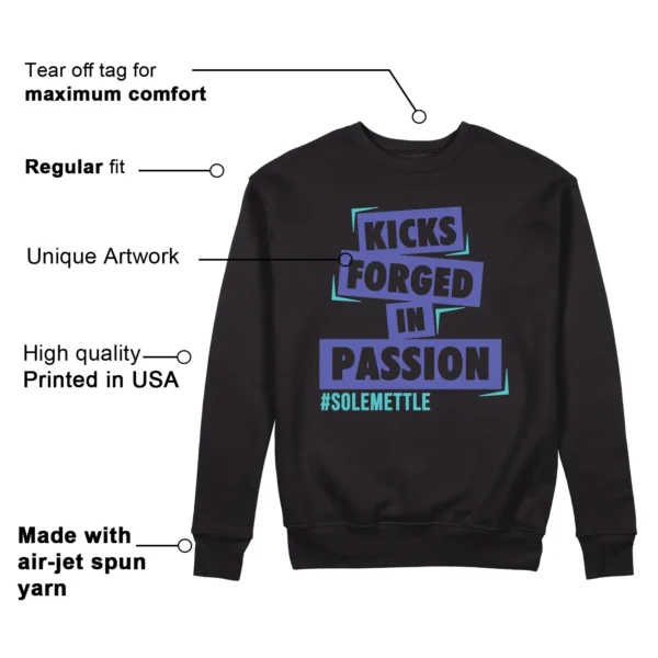 Passion Kicks Sweatshirt - Perfect Match for Nike Air Max 90 Drift Persian Violet Features