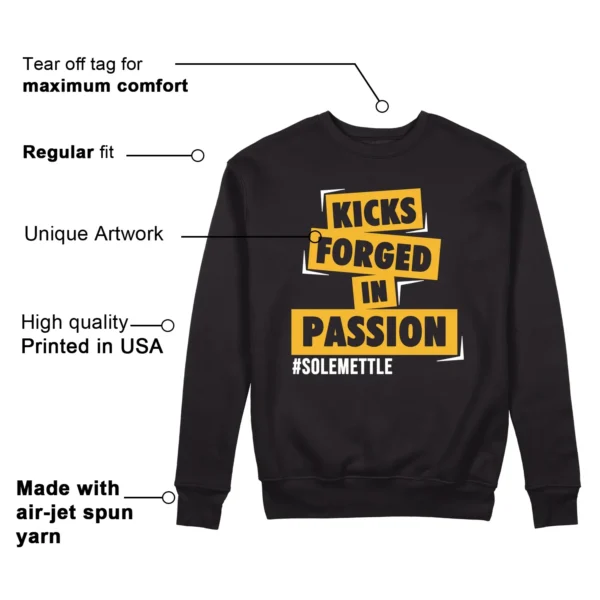 Passion Kicks Sweatshirt - Perfect Match for Nike Dunk High x Wu-Tang Clan Features