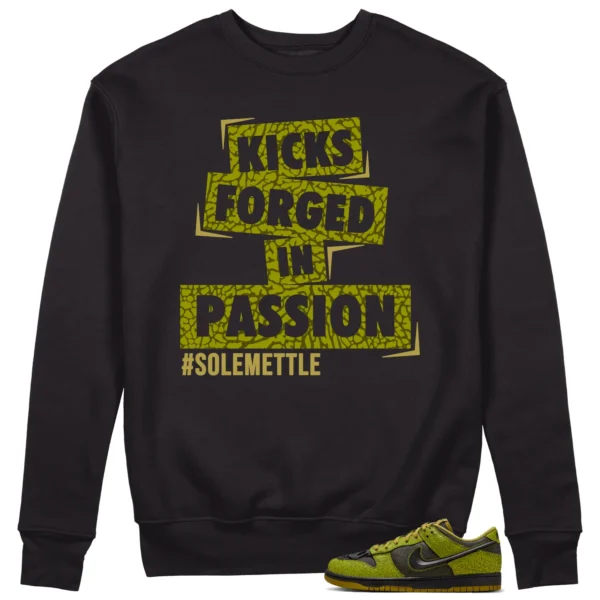 Passion Kicks Sweatshirt - Perfect Match for Nike Dunk Low Halloween Skull