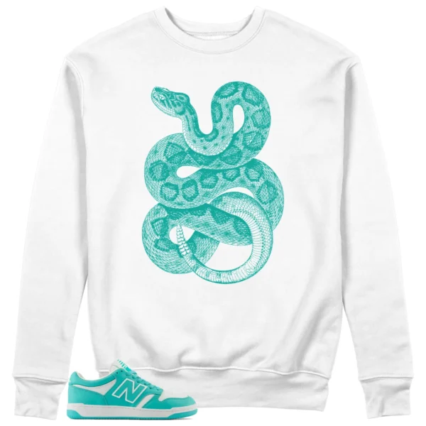 Python Snake Sweatshirt for New Balance 480 Airyteal Sneaker