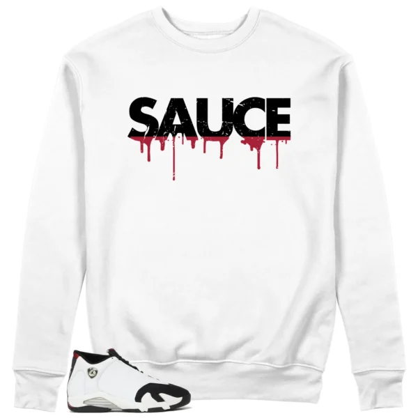 Sauce Sweat to Match Your Air Jordan 14 Black Toe 2024