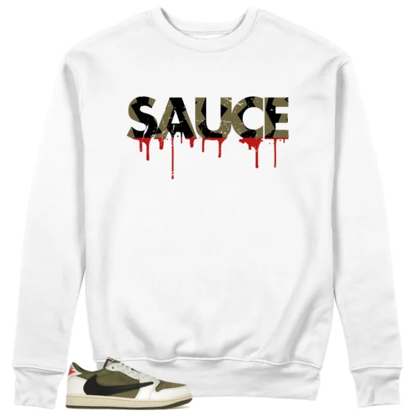 Sauce Sweat to Match Your Jordan 1 Low x Travis Scott Medium Olive