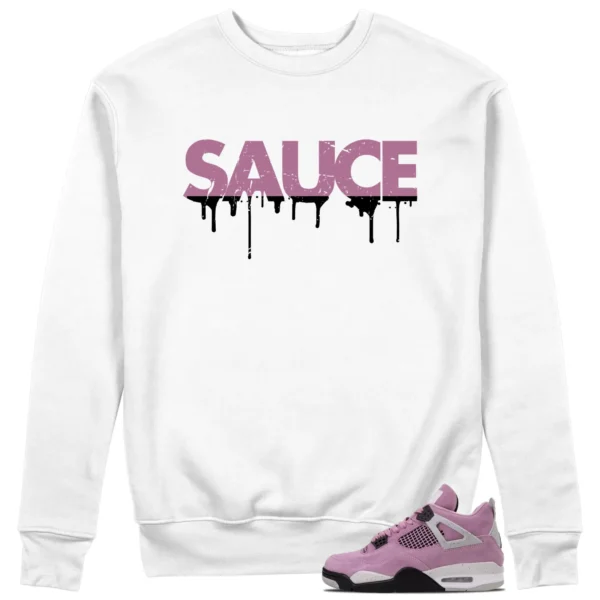 Sauce Sweat to Match Your Wmns Air Jordan 4 Retro Orchid