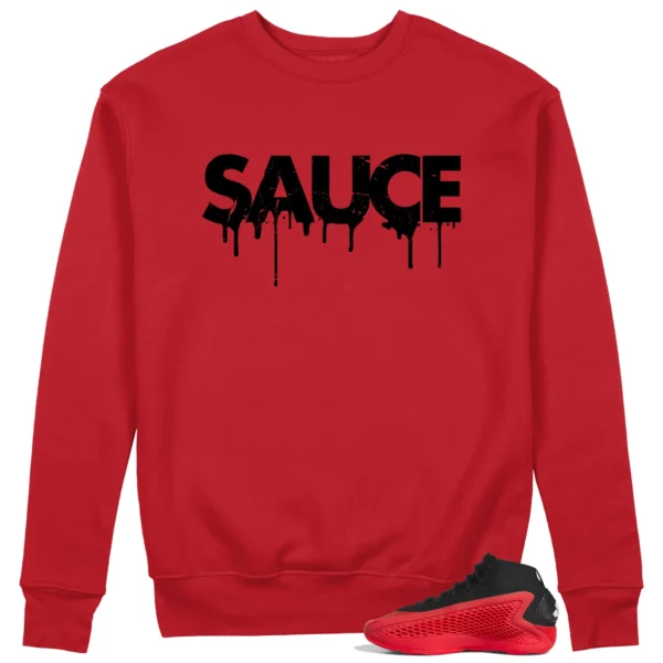 Sauce Sweat to Match Your adidas Anthony Edwards 1 Pure Ruby