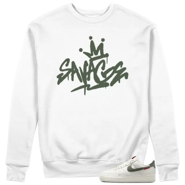 Savage Style Sweatshirt for Nike Air Force 1 Low Year Of The Snake Lovers