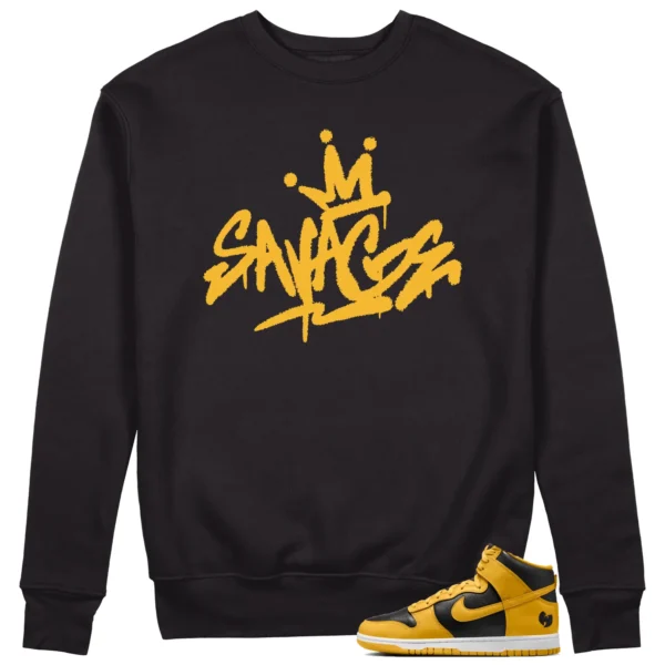 Savage Style Sweatshirt for Nike Dunk High x Wu-Tang Clan Lovers