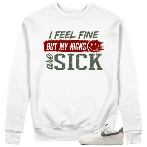 Nike Air Force 1 Low Year Of The Snake Match: Sick Kicks Sweatshirt