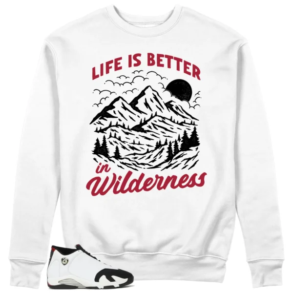 Wilderness Sweat - Perfect with Air Jordan 14 Black Toe 2024