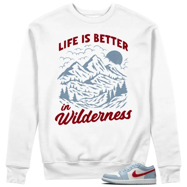 Wilderness Sweat - Perfect with Jordan 1 Low Blue Dune Red