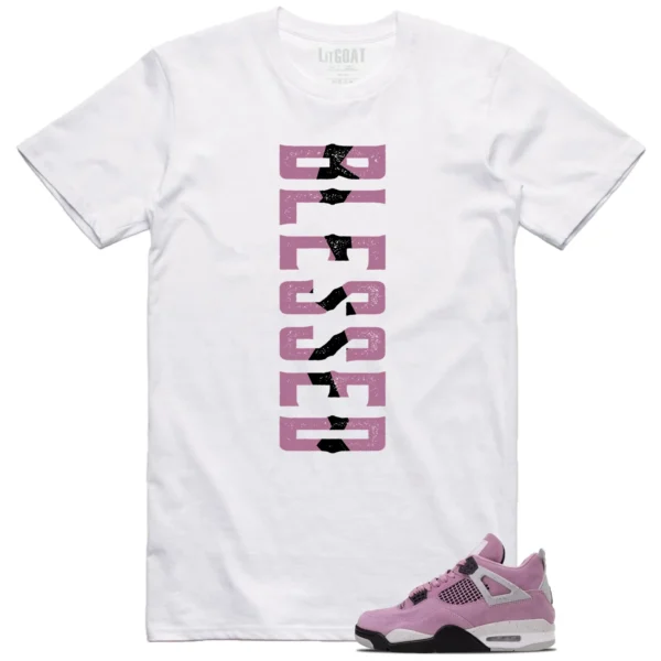 Blessed Tee | WMNS Air Jordan 4 Retro Orchid Matchshirt