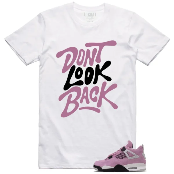 WMNS Air Jordan 4 Retro Orchid Style: Don't Look Back Shirt