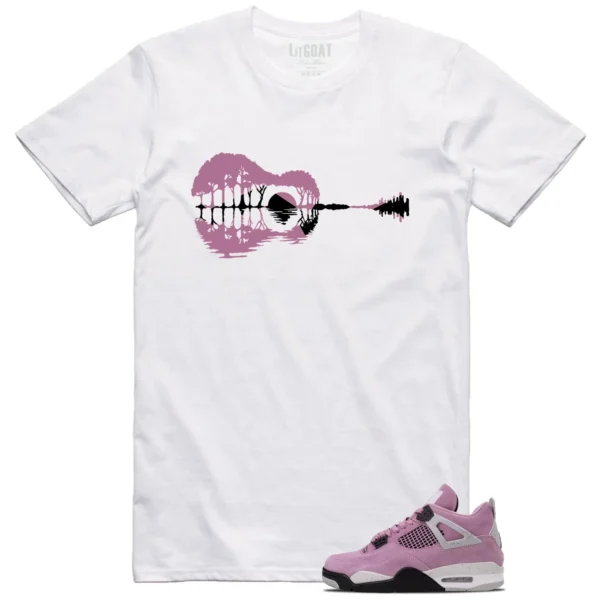 Guitar Shirt for WMNS Air Jordan 4 Retro Orchid Sneaker