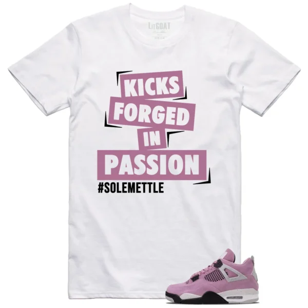 Passion Kicks Tee - Perfect Match for WMNS Air Jordan 4 Retro Orchid