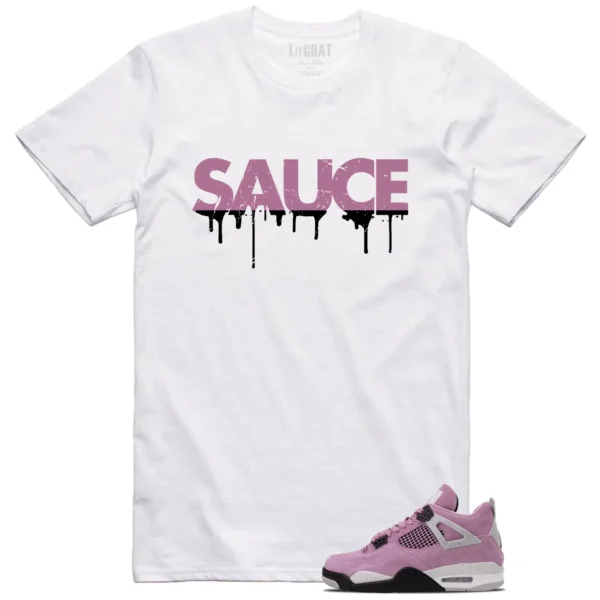 Sauce Tee to Match Your WMNS Air Jordan 4 Retro Orchid