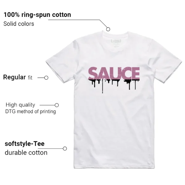 Sauce Tee to Match Your WMNS Air Jordan 4 Retro Orchid Features