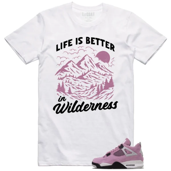 Wilderness Tee - Perfect with WMNS Air Jordan 4 Retro Orchid