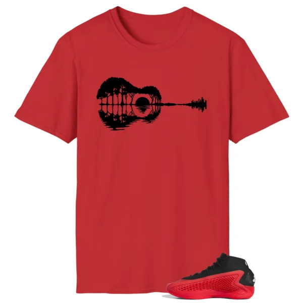 Guitar Shirt for adidas Anthony Edwards 1 Pure Ruby Sneaker